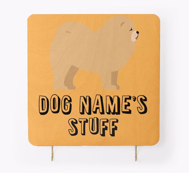 'Dog's Stuff' - Personalised {breedFullName} Lead & Collar Hanger